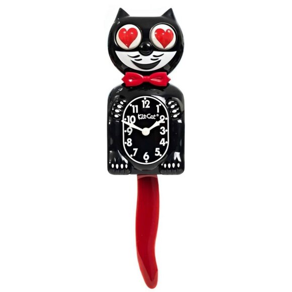 Crimson Royale KIT-CAT CLOCK KAT KLOCK Heart Eyes Limited Edition - Picture 1 of 1